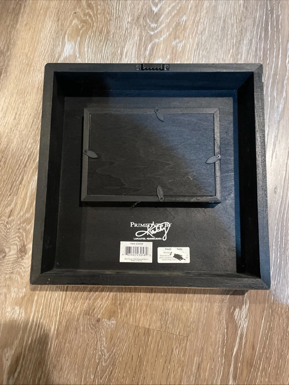 Who Rescued Whom Black Photo Frame - Home Accents, Primitives by Kathy